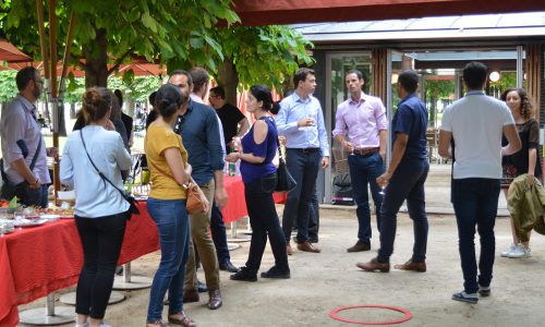 Objectware invitait ses salariés à se réunir le 08 juin pour un afterwork pétanque au Jardin des Tuileries